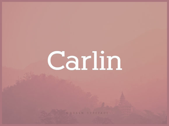 Carlin: The Bold Display Font That Commands Attention