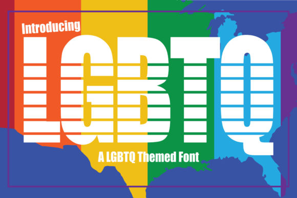 LGBTQ: A Bold Display Font for High-Impact Design