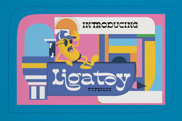 Ligatoy: The Ultimate Hippie-Chic Display Font for Modern Design