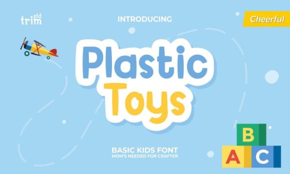 Plastic Toys Font Evaluation