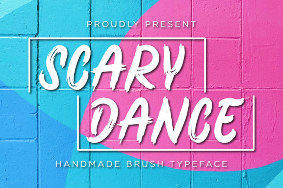 Scary Dance: How a Brushed Display Font Is Redefining Playful Authenticity in Modern Design