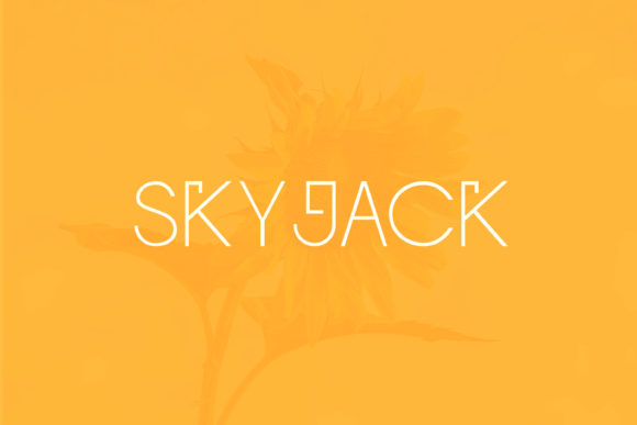 Skyjack: The Minimalist Display Font for Modern Design