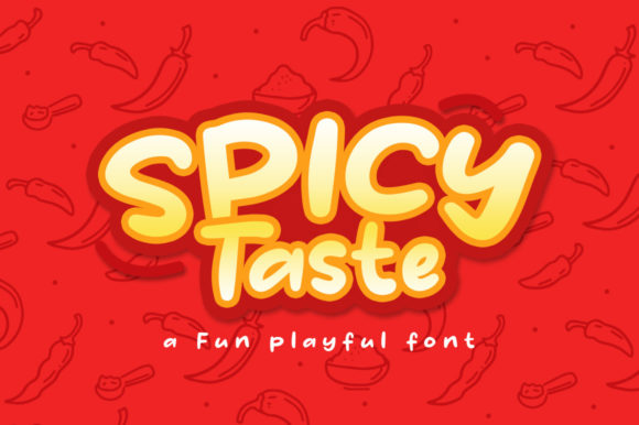 Spicy Taste: The Retro Display Font That Adds a Playful Pop to Your Designs