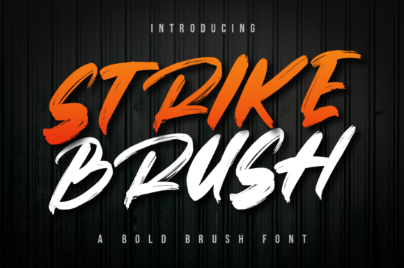 Strike Brush: The Modern Display Font for Bold Branding