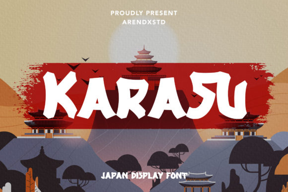 The Bold Impact of Karasu: A Japanese-Inspired Display Typeface