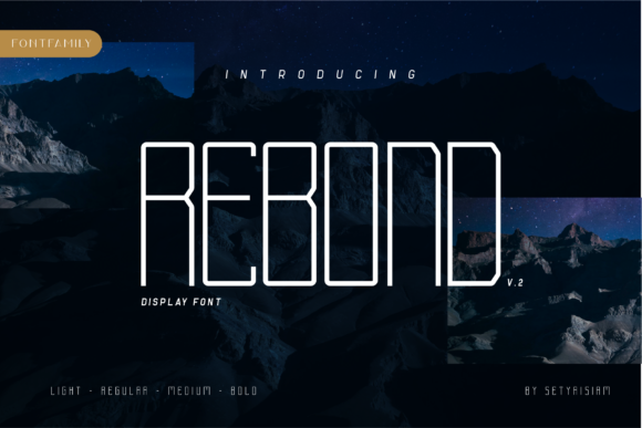 Unlocking the Power of Rebond: A Modern Display Font for Bold Digital and Print Design